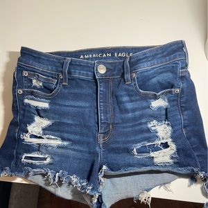 American Eagle Outfitters Distressed Denim Shorts